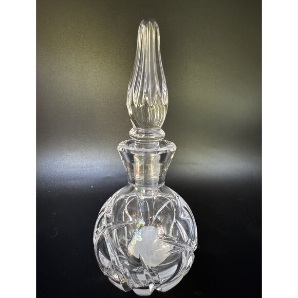 Vintage Cut Crystal Ceylon Marquis by Waterford Perfume Bottle w/Stopper 5.5 in - Picture 1 of 6